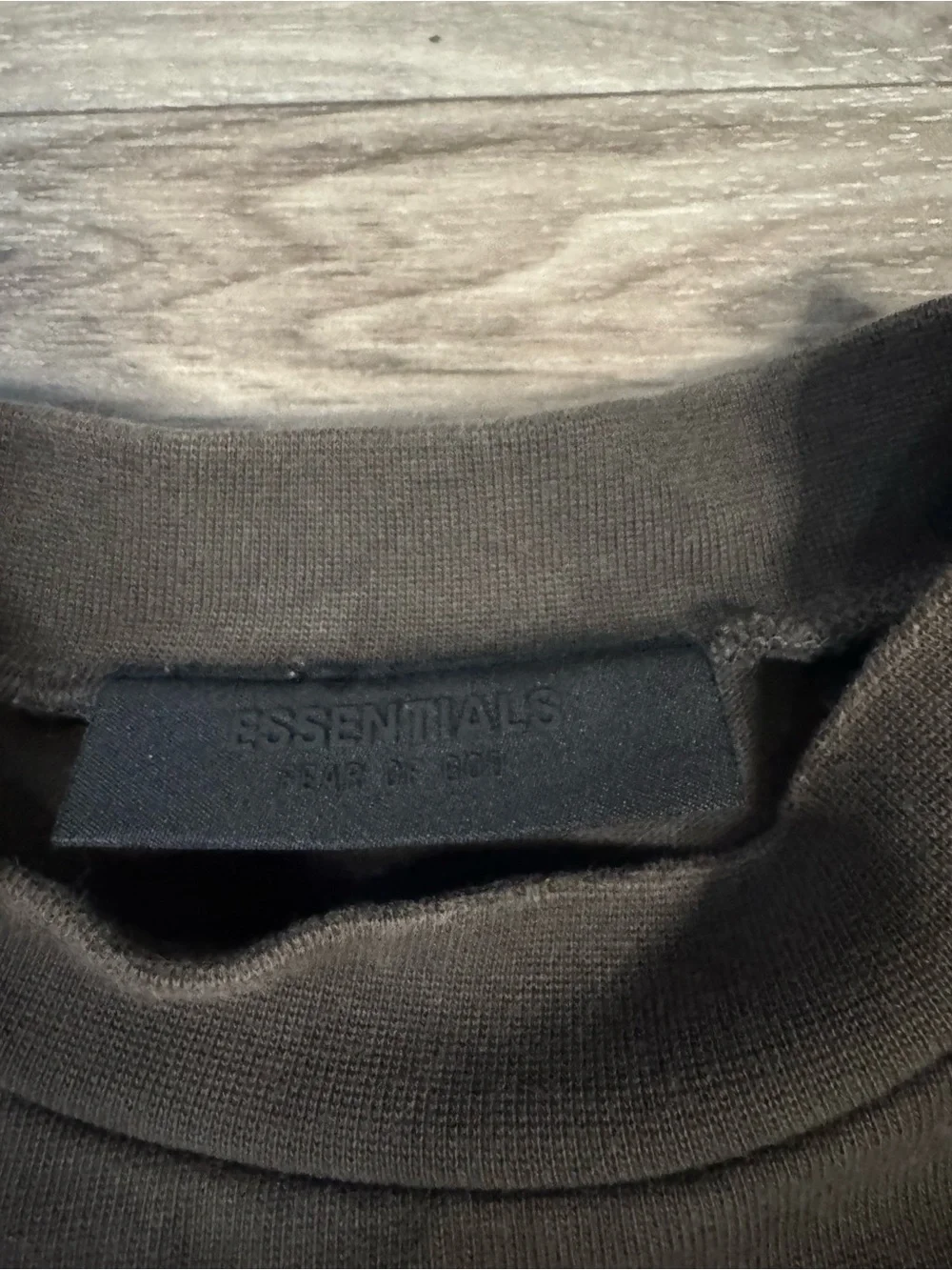 Fear of God Essentials Heavyweight Cotton Crewneck Long Sleeve Size Small